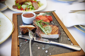 food lunch delicious obied restaurant table