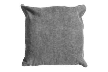 Grey cushion isolated