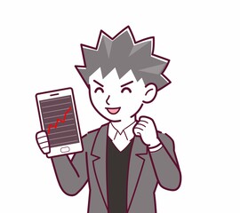 立派な格好をした社長