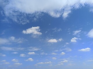 blue sky with clouds