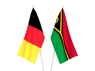 Belgium and Republic of Vanuatu flags
