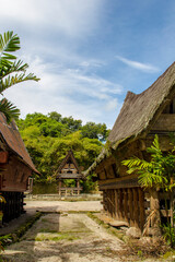 Old Wooden House in Samosir Island North Sumatera