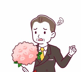 立派な格好をした社長