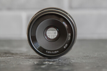 Meike 25mm F1. 8 lens with maximum open aperture