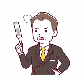 立派な格好をした社長