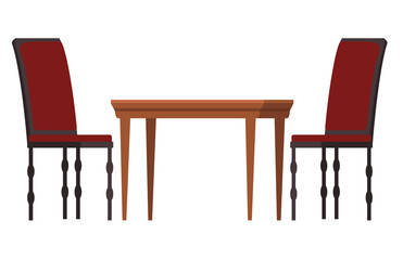 table and chairs