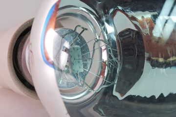 high-power filament lamp for streetlight, in a ceramic lampholder