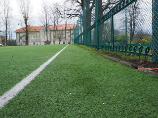 field with a goal