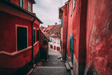 Fototapeta na wymiar The old town of Sibiu - Romania