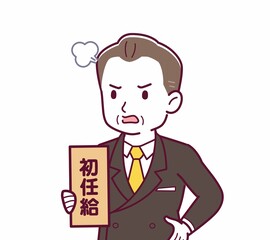 立派な格好をした社長