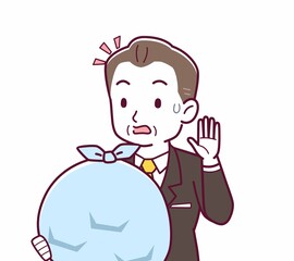 立派な格好をした社長