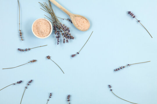 Fresh photo of lavender and free space for your decoration. 