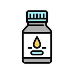 syrup pharmaceutical production color icon vector. syrup pharmaceutical production sign. isolated symbol illustration