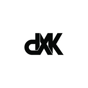 dxk letter original monogram logo design