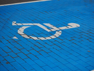 handicap parking sign