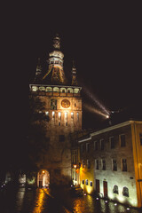 Naklejka premium The old medieval city Sighisoara