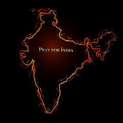 Pray for India, india on fire, country tragedy
