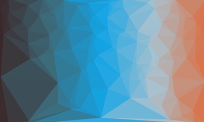 Creative prismatic background with colorful polygonal pattern