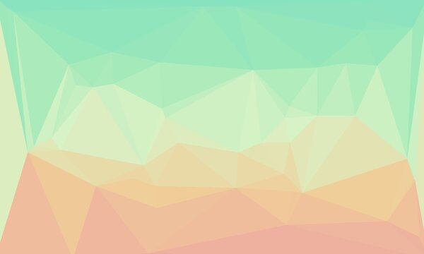 Pastel Prismatic Background With Polygonal Pattern