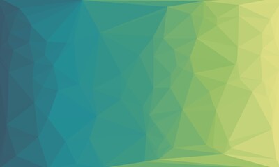Fototapeta premium Abstract green gradient polygonal background