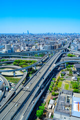 Naklejka premium 大阪 都市風景 【東大阪】