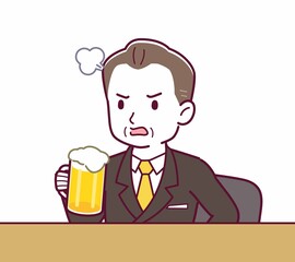 立派な格好をした社長