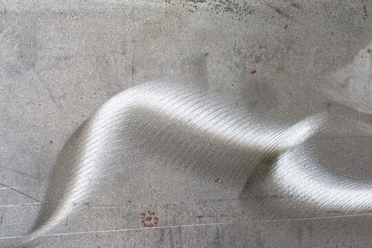 Spuren nach der Metallbearbeitung