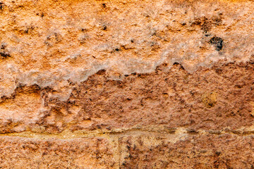 Texture of a concrete wall with cracks and scratches which can be used as a background