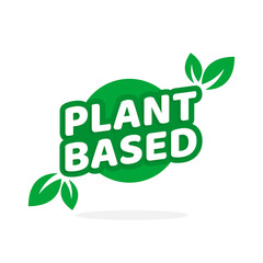 Vector Plant Based Icon Circle