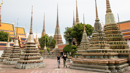 The iconic Wat Arun palace in Bangkok Thailand