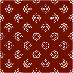 Fototapeta na wymiar Geometric vector pattern with triangular elements. Seamless abstract ornament for wallpapers and backgrounds. red and white colors. 