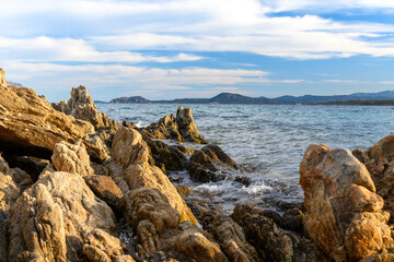 Fototapeta na wymiar Felsküste auf Sardinien