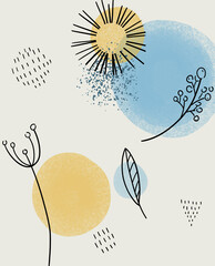 floral background with place for your text