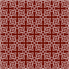 Geometric vector pattern with triangular elements. Seamless abstract ornament for wallpapers and backgrounds. red and white colors. 