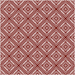 Geometric vector pattern with triangular elements. Seamless abstract ornament for wallpapers and backgrounds. red and white colors. 