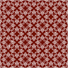 Geometric vector pattern with triangular elements. Seamless abstract ornament for wallpapers and backgrounds. red and white colors. 