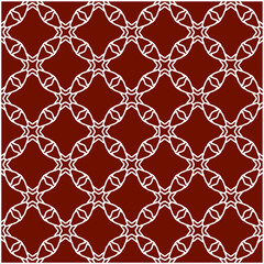 Geometric vector pattern with triangular elements. Seamless abstract ornament for wallpapers and backgrounds. red and white colors. 