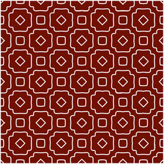Geometric vector pattern with triangular elements. Seamless abstract ornament for wallpapers and backgrounds. red and white colors. 