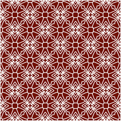 Geometric vector pattern with triangular elements. Seamless abstract ornament for wallpapers and backgrounds. red and white colors. 