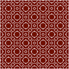 Geometric vector pattern with triangular elements. Seamless abstract ornament for wallpapers and backgrounds. red and white colors. 