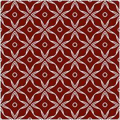 Geometric vector pattern with triangular elements. Seamless abstract ornament for wallpapers and backgrounds. red and white colors. 