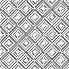 Diagonal spirals tile oenament. Vector seamless spirals.