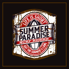 "SUMMER PARADISE"
Can be used for digital printing and screen printing