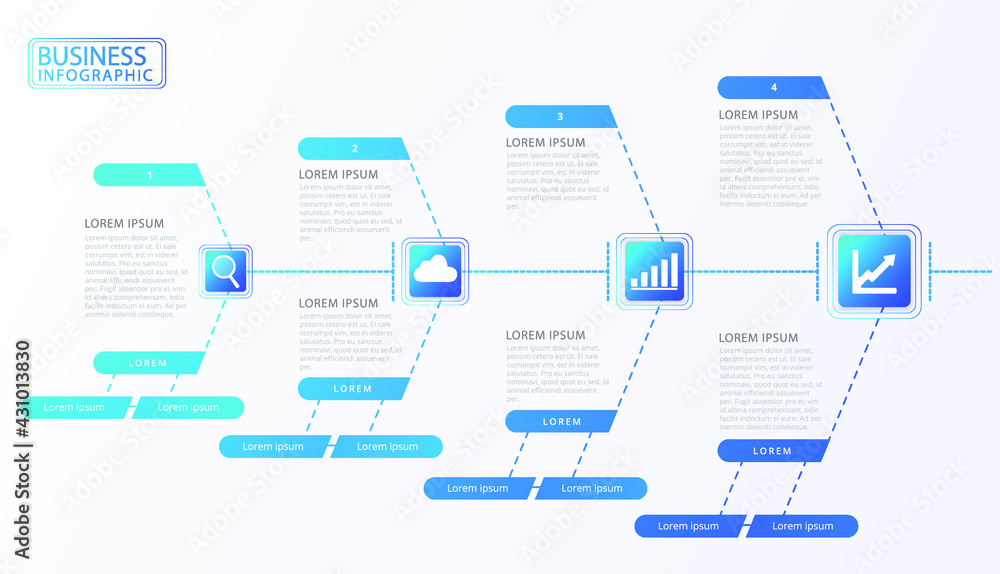 Poster flow diagram infographic. business organization. data set, process, classification, data analytic an