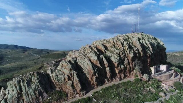 Vista aerea del cerro de la bufa de Zacatecas