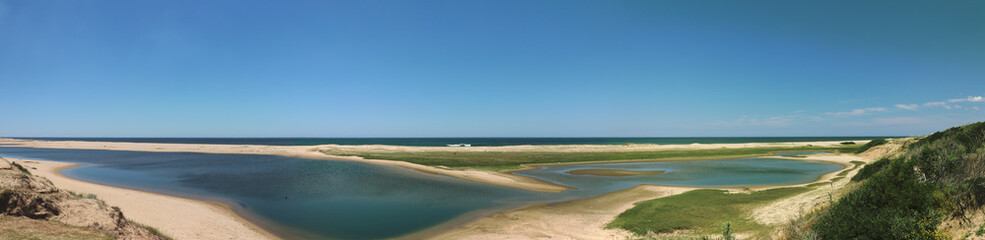 the estuary environment connects the lagoon to the ocean