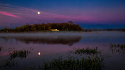 Preset morning on the lake 