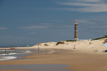 Spring morning at the lighthouse beach.
