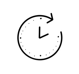 clock icon illustration