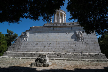 La Turbie village de la Côte d'Azur, surplombant Monaco.	